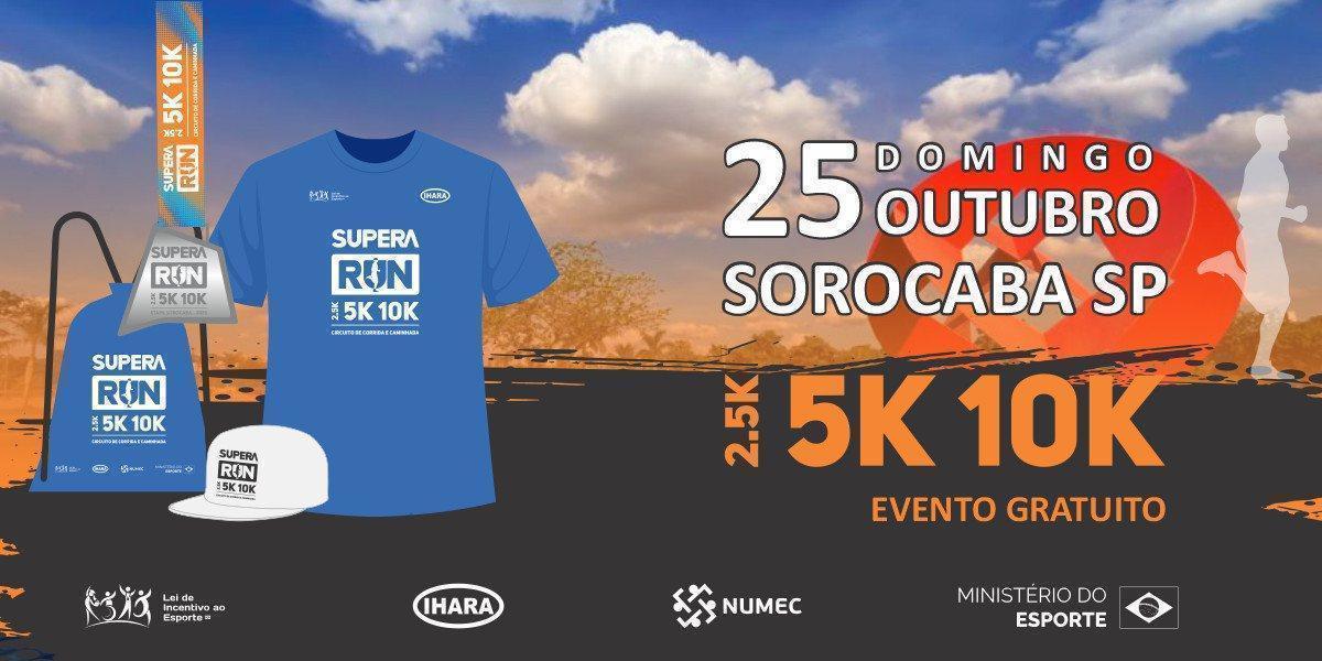 Banner da prova Supera Run- Sorocaba